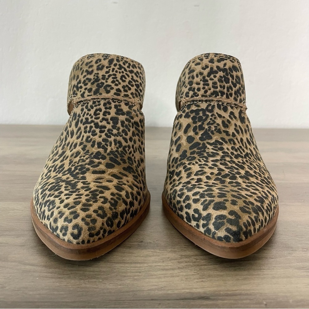 Dolce Vita Tan Leopard Print Mules - Picture 9 of 10